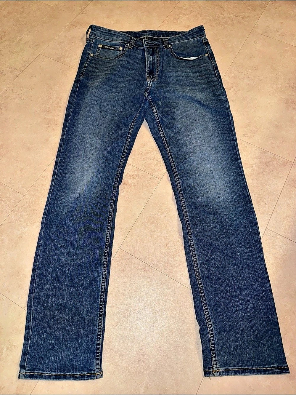 Calvin Klein Slim Fit Jeans Blue Waist 33x32